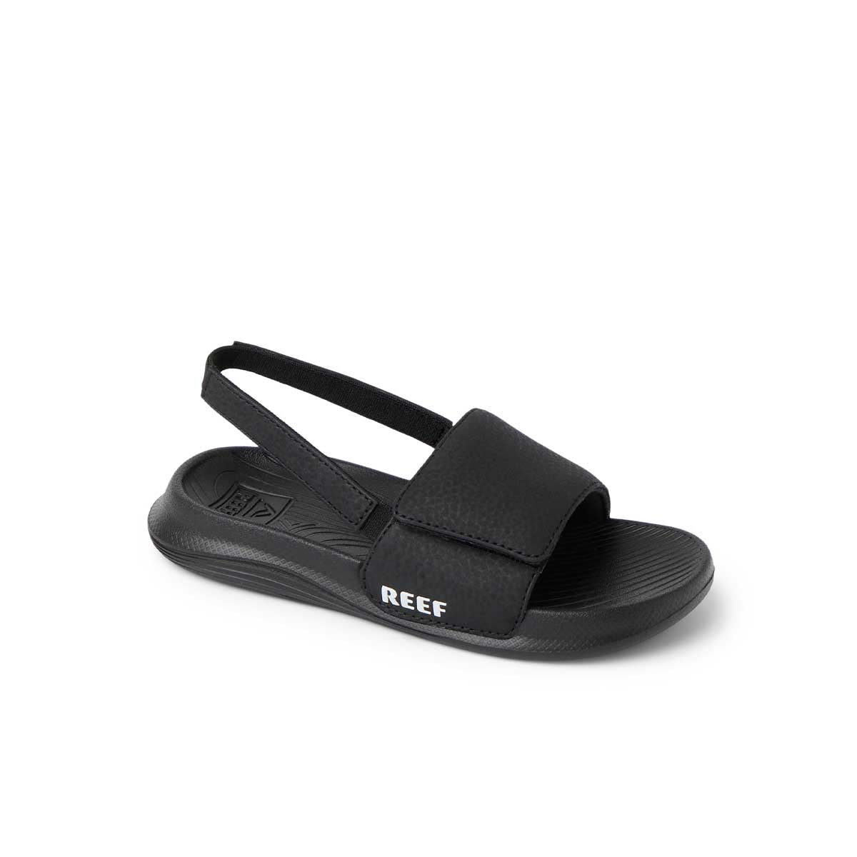 Reef Little Salty Slide Black White כפכפי ילדים ריף