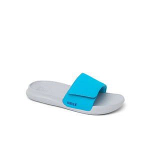 Reef Kids Salty Slide Grey Blue כפכפי ילדים ריף