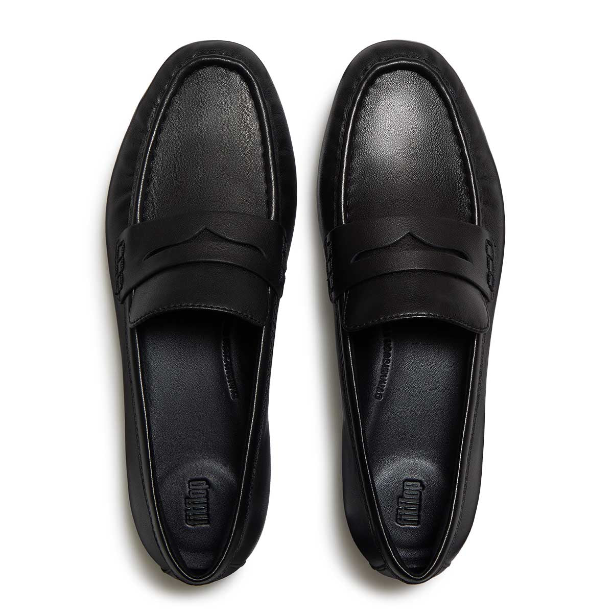 Fit Flop Delicato Soft Loafer - Black פיט פלופ מוקסין לנשים
