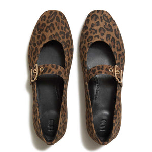 Fit Flop Delicato Mary Jane Tan Black נעלי פיט פלופ לנשים