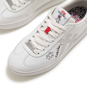 Fit Flop X Keith Haring The Dash FF Trainers  Urban White סניקרס פיטפלופ לנשים