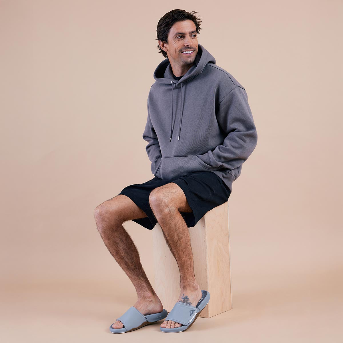 Reef Phantom Slab Grey White כפכפי ריף לגברים