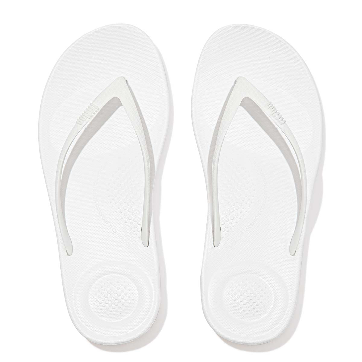 Fit Flop Iqushion Ergonomic Flip Flops Urban White כפכפי פיטפלופ לנשים
