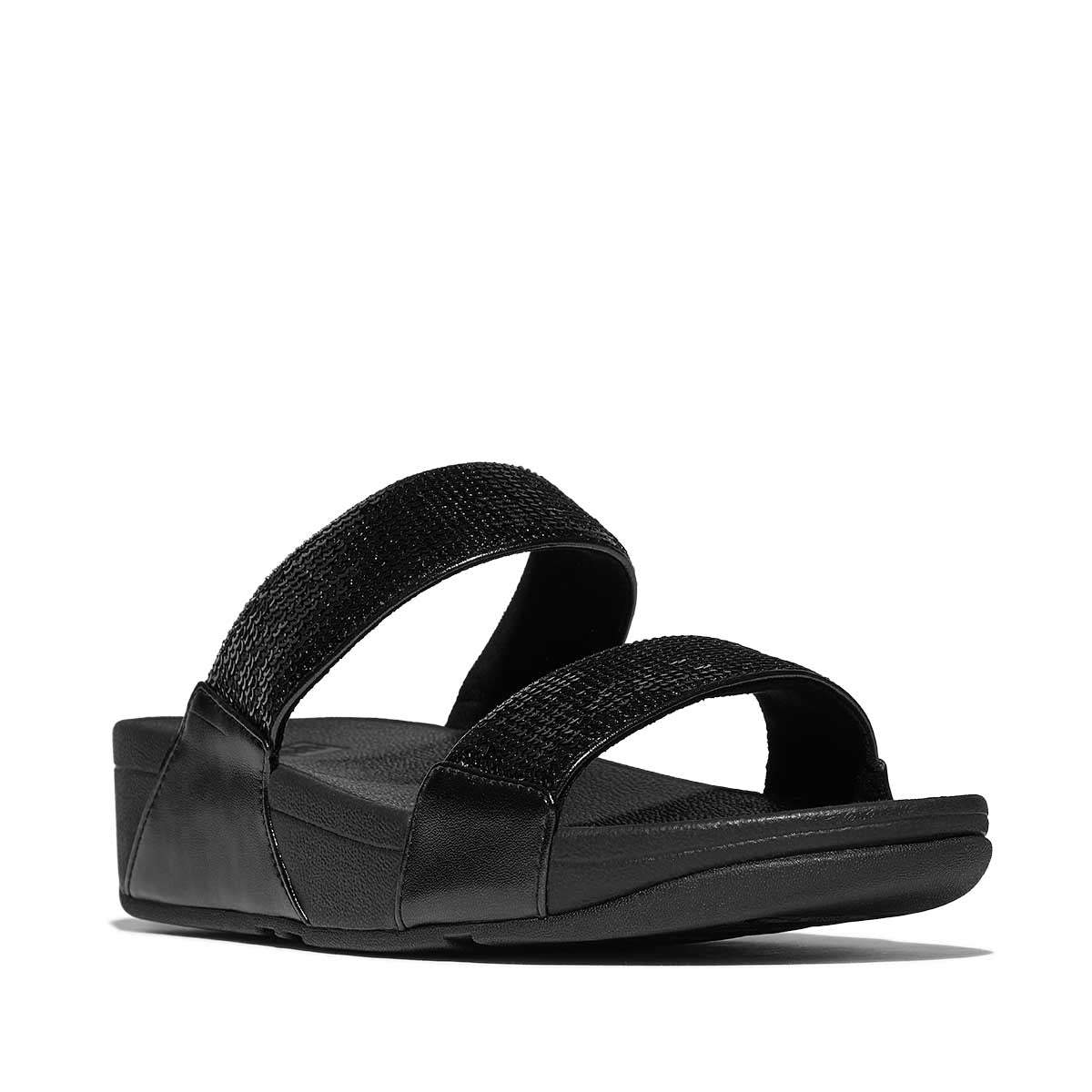 Fit Flop Lulu Slides Black כפכפי פיטפלופ לנשים