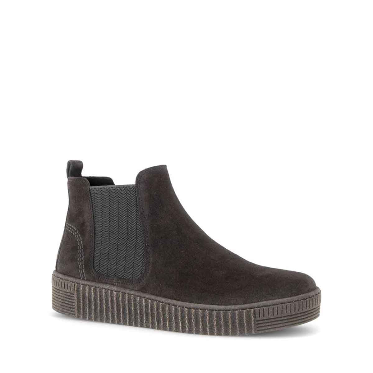Gabor Chelsea boot Dark Grey מגפי גאבור לנשים