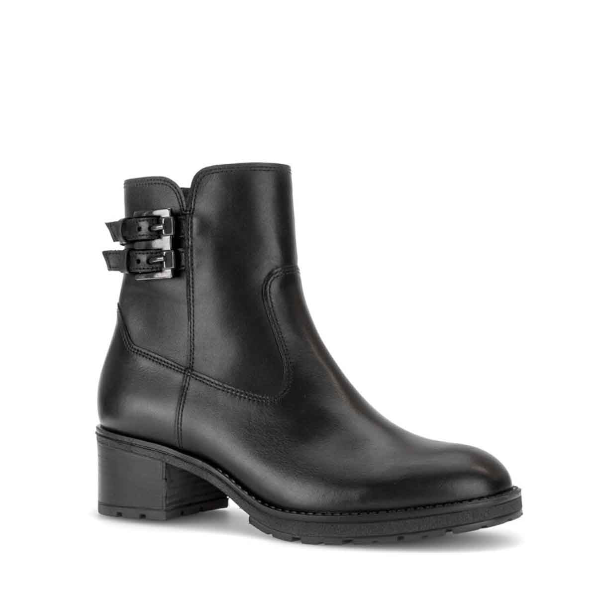 Gabor sporty black ankle boots Black מגפי גאבור לנשים
