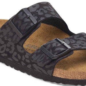 Birkenstock Arizona Leo Black כפכפי בירקנשטוק אריזונה לנשים