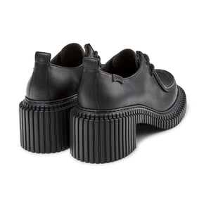 Camper Pix London Black Leather Shoes נעלי מוקסין קמפר לנשים