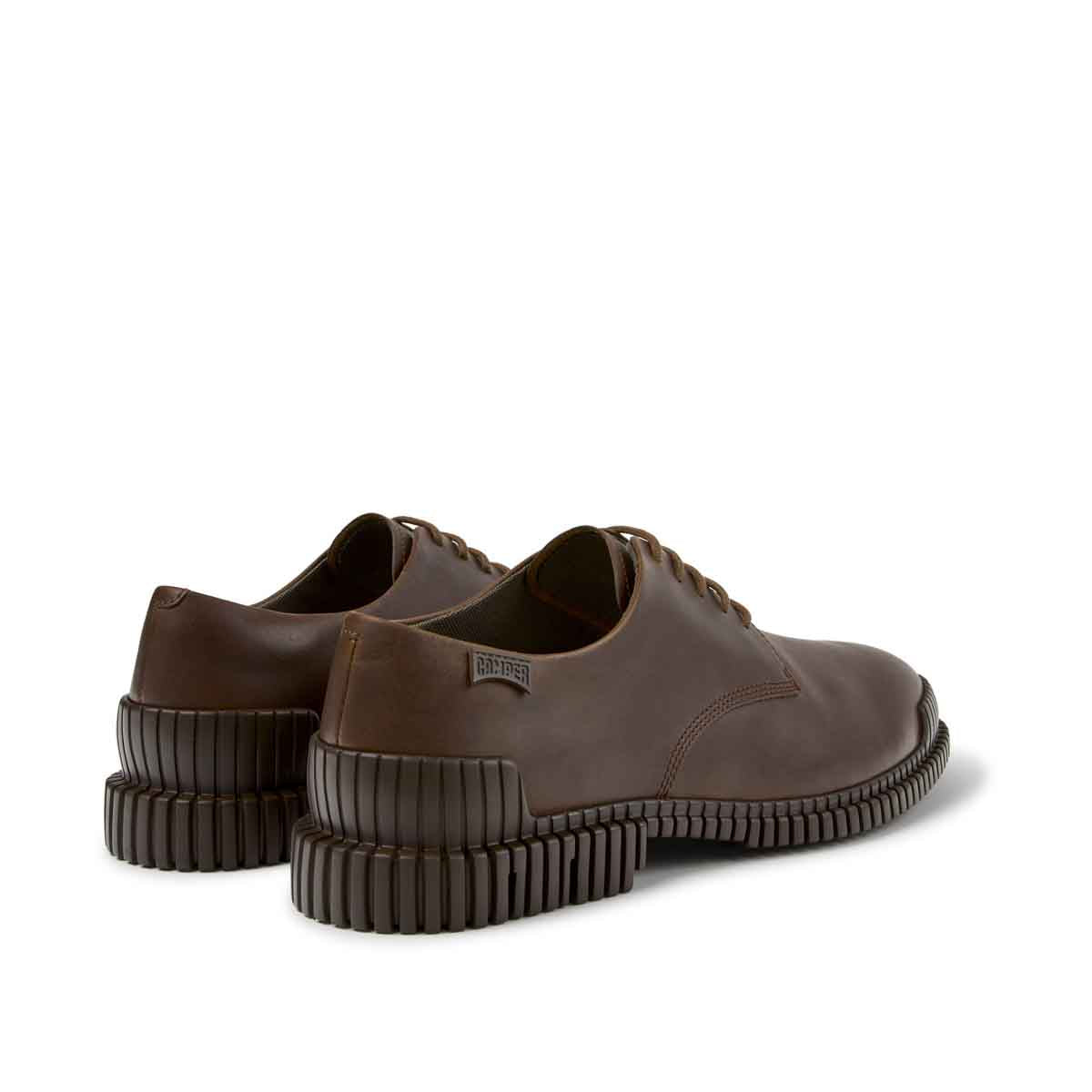 Camper Pix Brown Leather Shoes for Men נעלי קמפר לגברים