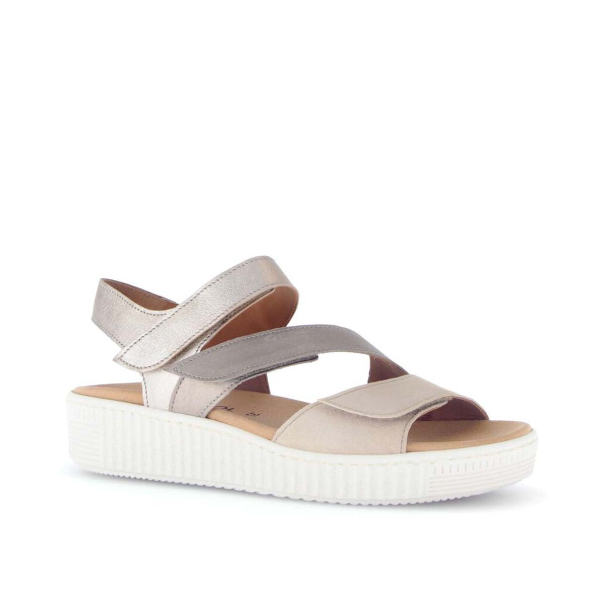 Gabor Beige platform sandal סנדלי נשים גאבור