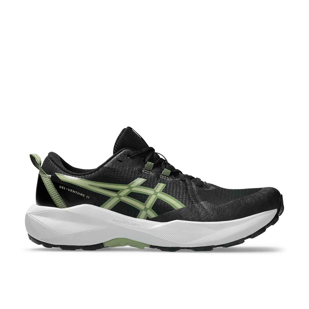 Asics Gel Venture 11 Men Black Khaki Green נעלי ריצה לשטח ג`ל ונטור 11 לגברים