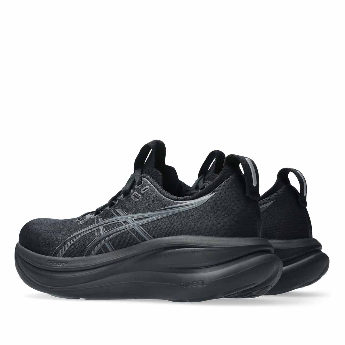 Asics Gel Nimbus 28 Women Black Graphite Grey נעלי ריצה ג`ל נימבוס 28 לנשים