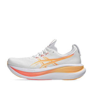 Asics Gel Nimbus 28 Women - White Sun Coral נעלי ריצה אסיקס נשים