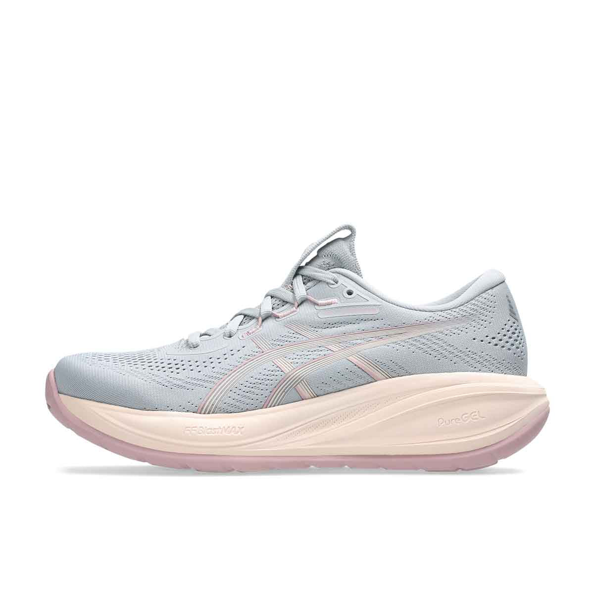 Asics Gel Cumulus 28 Women Piedmont Grey Pearl Pink נעלי ריצה ג`ל קומולוס 28 נשים