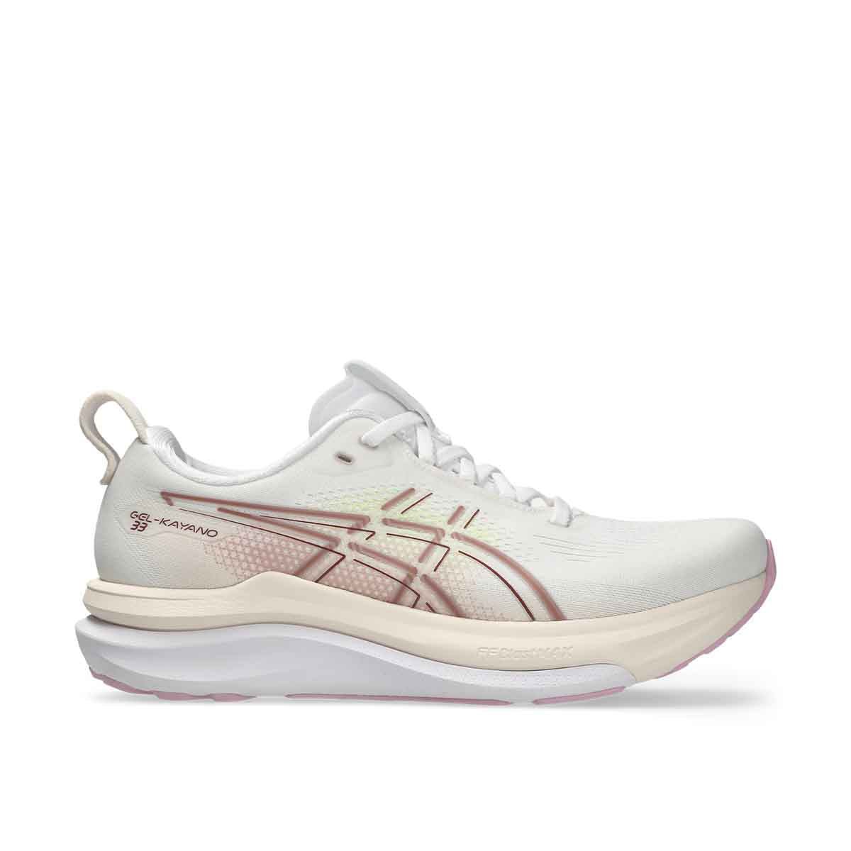 Asics Gel Kayano 33 Women White Hazy Lilac נעלי ריצה ג`ל קיאנו 33 לנשים