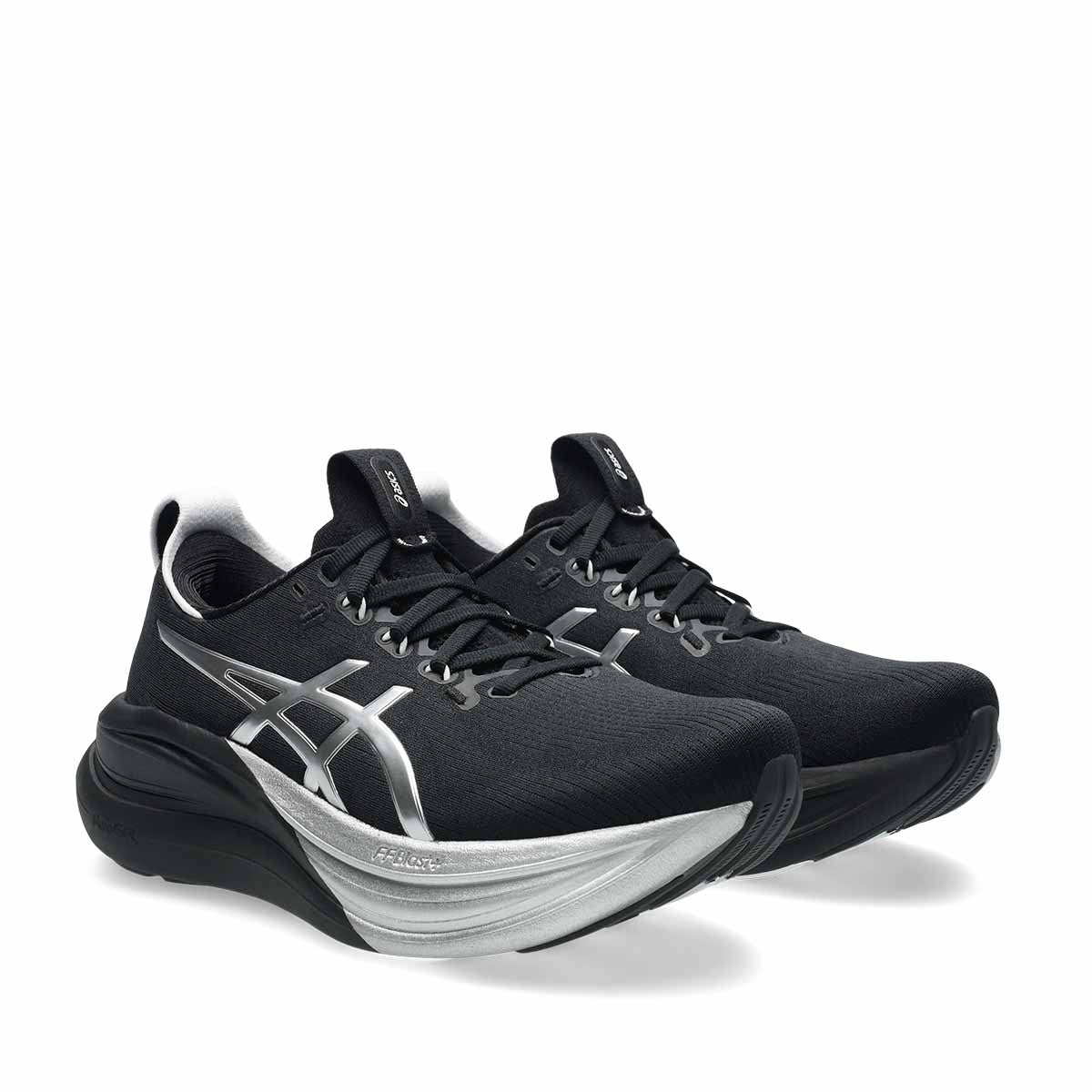 Asics Gel Nimbus 28 Platinum Women Black נעלי ריצה ג`ל נימבוס 28 פלטינום לנשים
