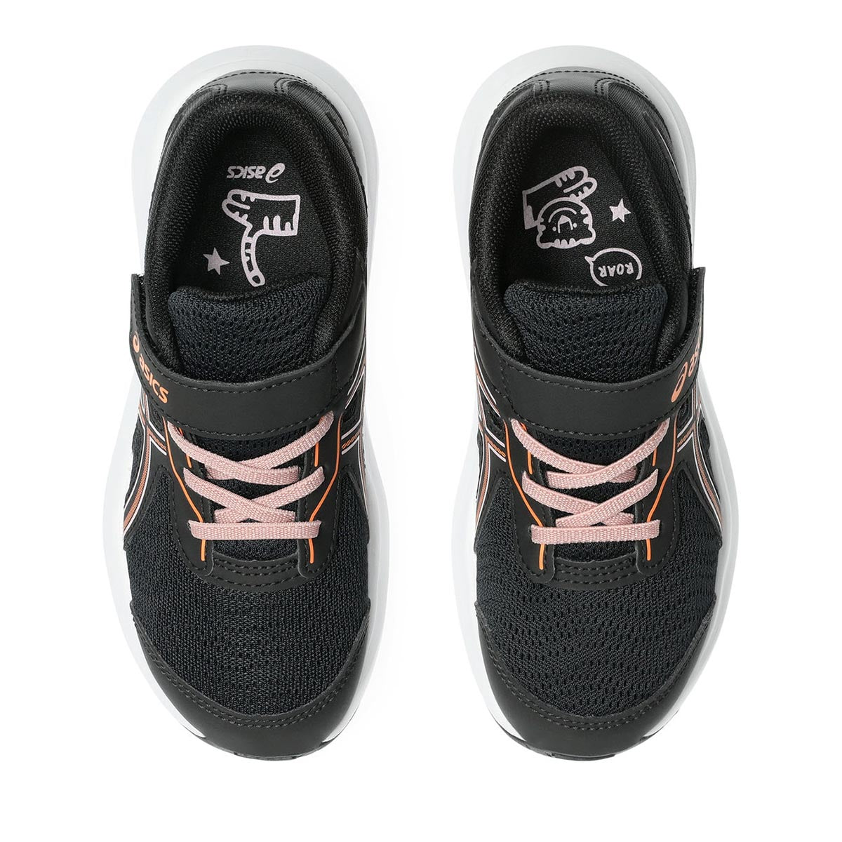 Asics Gel Contend 9 PS Black Sun Peach נעלי ריצה לילדים אסיקס