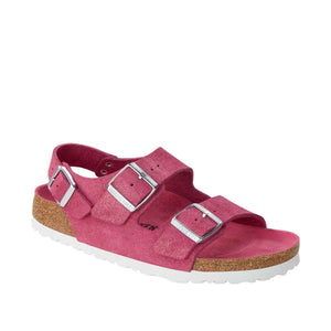 Birkenstock Milano Suede Shimmering Fuchsia סנדלי בירקנשטוק מילאנו לנשים