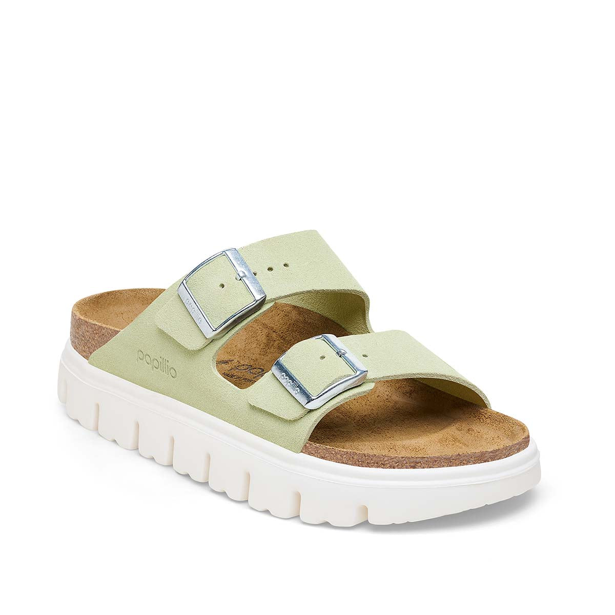Birkenstock Arizona PAP Chunky Faded Lime כפכפי בירקנשטוק אריזונה לנשים