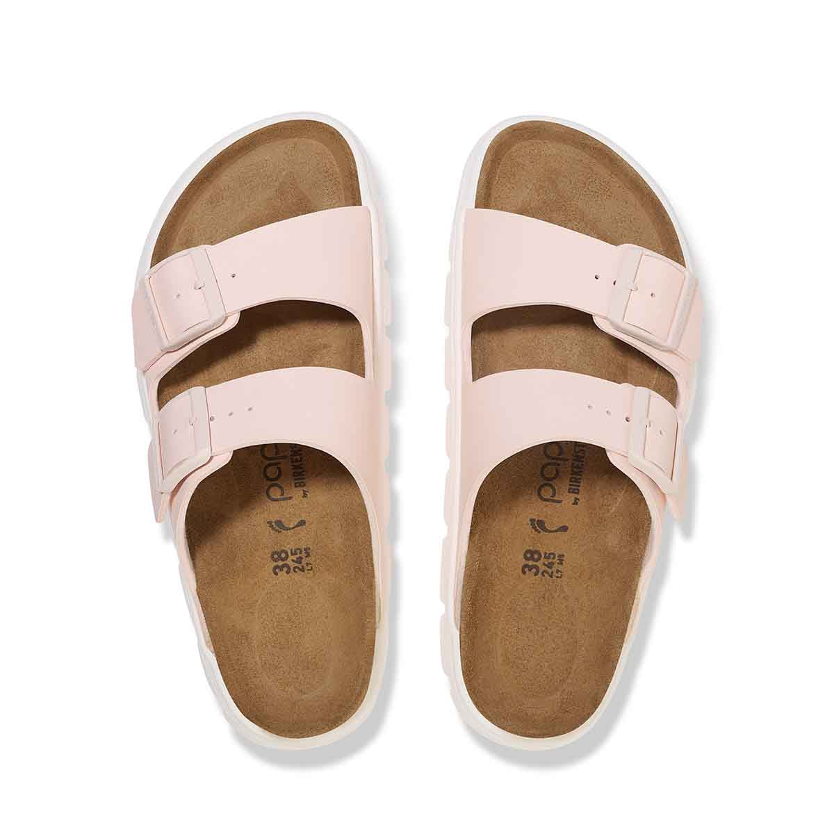 Birkenstock Arizona PAP Chunky Light Rose כפכפי בירקנשטוק לנשים אריזונה צ'אנקי לייט רוז