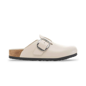 Birkenstock Boston Big Buckle Amalfi Oyster כפכפי בירקנשטוק בוסטון לנשים אויסטר