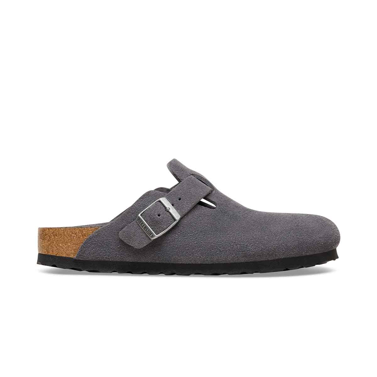 Birkenstock Boston BS Charcoal Tonal כפכפי בירקנשטוק בוסטון יוניסקס