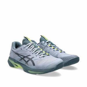 Asics Solution Speed FF 4 Men Grey Blue Ironclad נעלי טניס סולושיין ספיד 4 לגברים