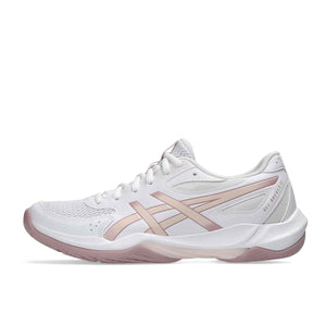 Asics Gel Rocket 12 Women White Pearl Pink נעלי כדורעף ג`ל רוקט 12 לנשים