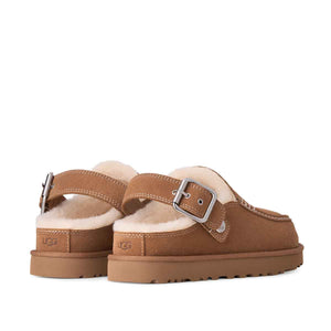UGG Goldenstar Evelina Clog Chestnut כפכפי גולדנסטאר קלוג חום לנשים
