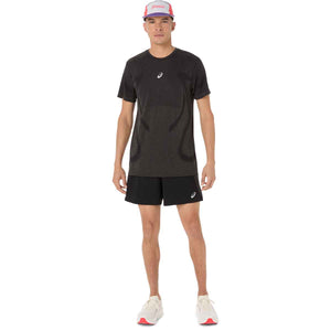 Asics Road Seamless SS Top Men Performance Black חולצת ריצה לגברים