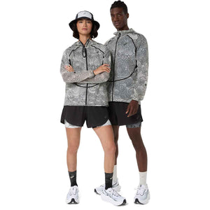 Asics Limited Series Wind Breaker Jacket Men Black Cream ג'קט ריצה לגברים