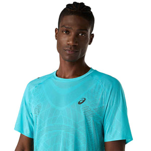 Asics Metarun SS Top Men Energy Aqua חולצת ריצה לגברים
