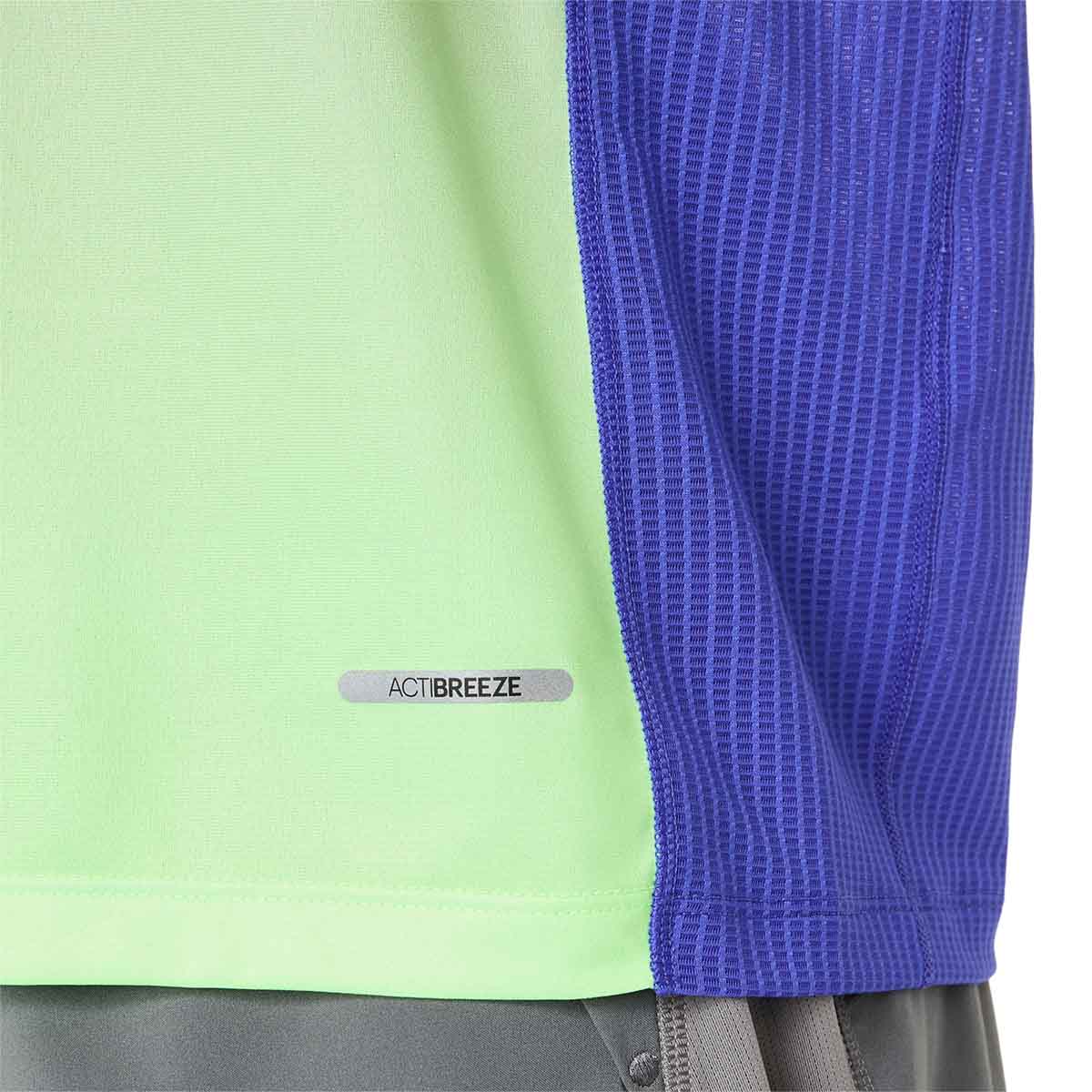 Asics Road Fade Singlet Men Cobalt Burst Illuminate Green גופיית ריצה לגבר אסיקס