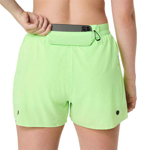 Asics Metarun Split Shorts Women Illuminate Green מכנסי ריצה לנשים