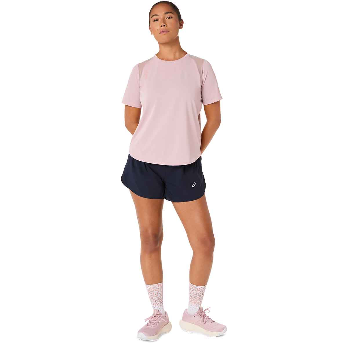 Asics Road SS Top Women Morganite חולצת ריצה לנשים