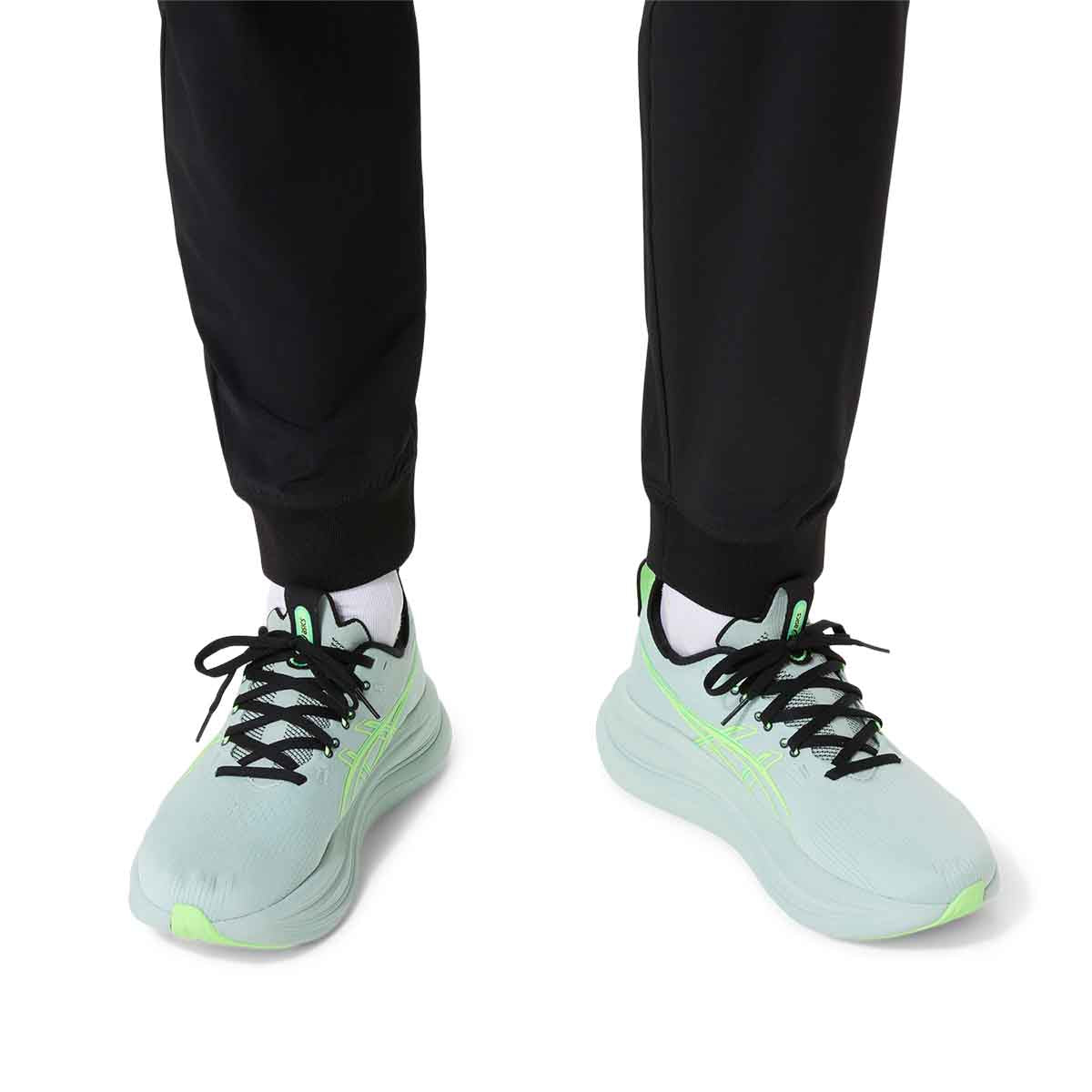 Asics Feel Strech Woven Pant Men Performance Black מכנסי ריצה ארוכים לגברים