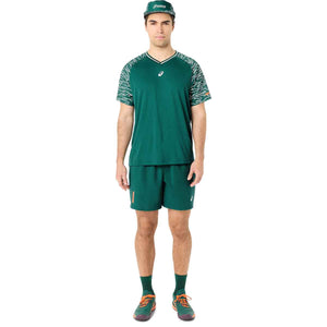 Asics Padel Court 7In Short Men Jewel Green מכנסי פאדל לגברים