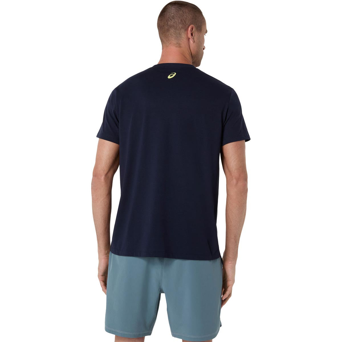 Asics Game Seasonal Graphic Tee Men Midnight חולצת טניס לגברים