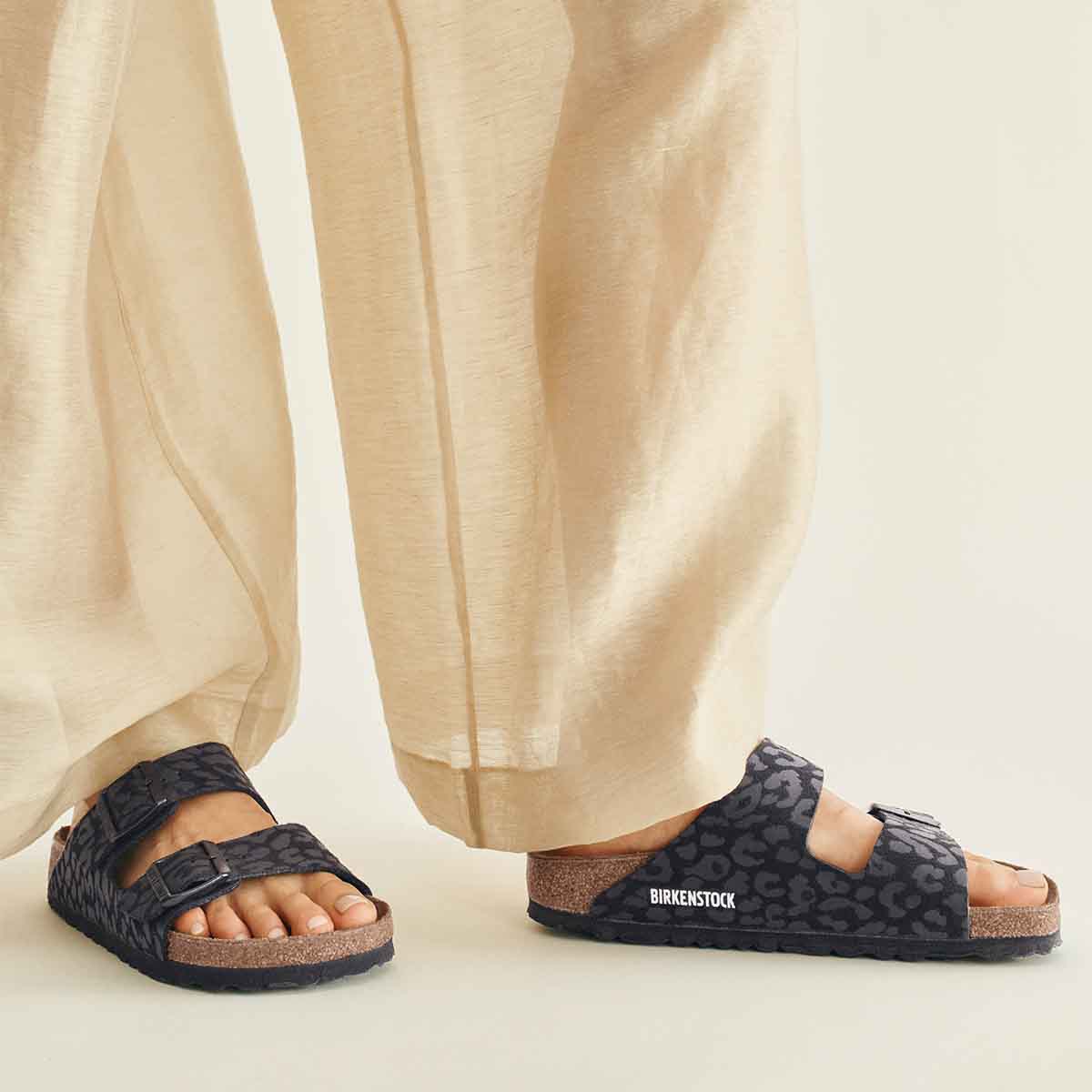 Birkenstock Arizona Leo Black כפכפי בירקנשטוק אריזונה לנשים