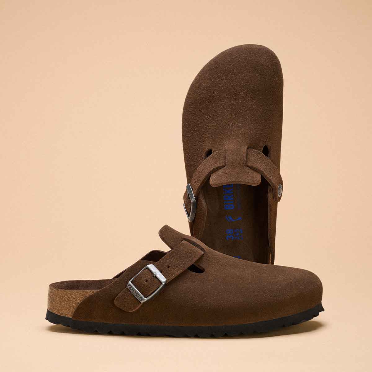 Birkenstock Boston BS Carafe Tonal FB Carafe Tonal FB כפכפי בירקנשטוק בוסטון לנשים