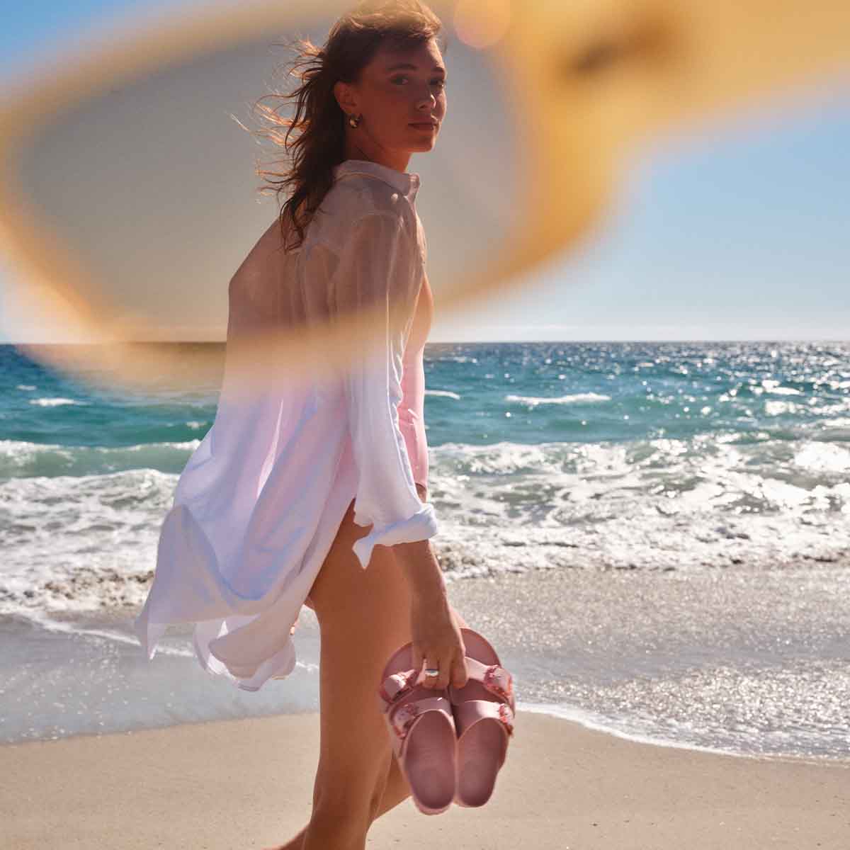 Birkenstock Arizona Big Buckle EVA Pink Clay כפכפי בירקנשטוק אריזונה לנשים