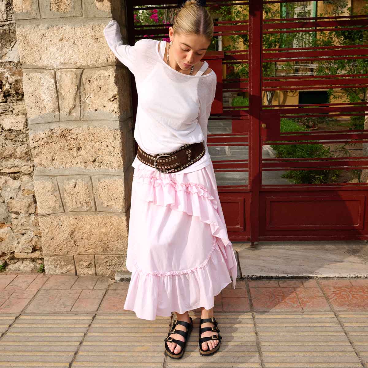 Birkenstock Florida Fresh Black Amalfi כפכפי בירקנשטוק פלורידה לנשים