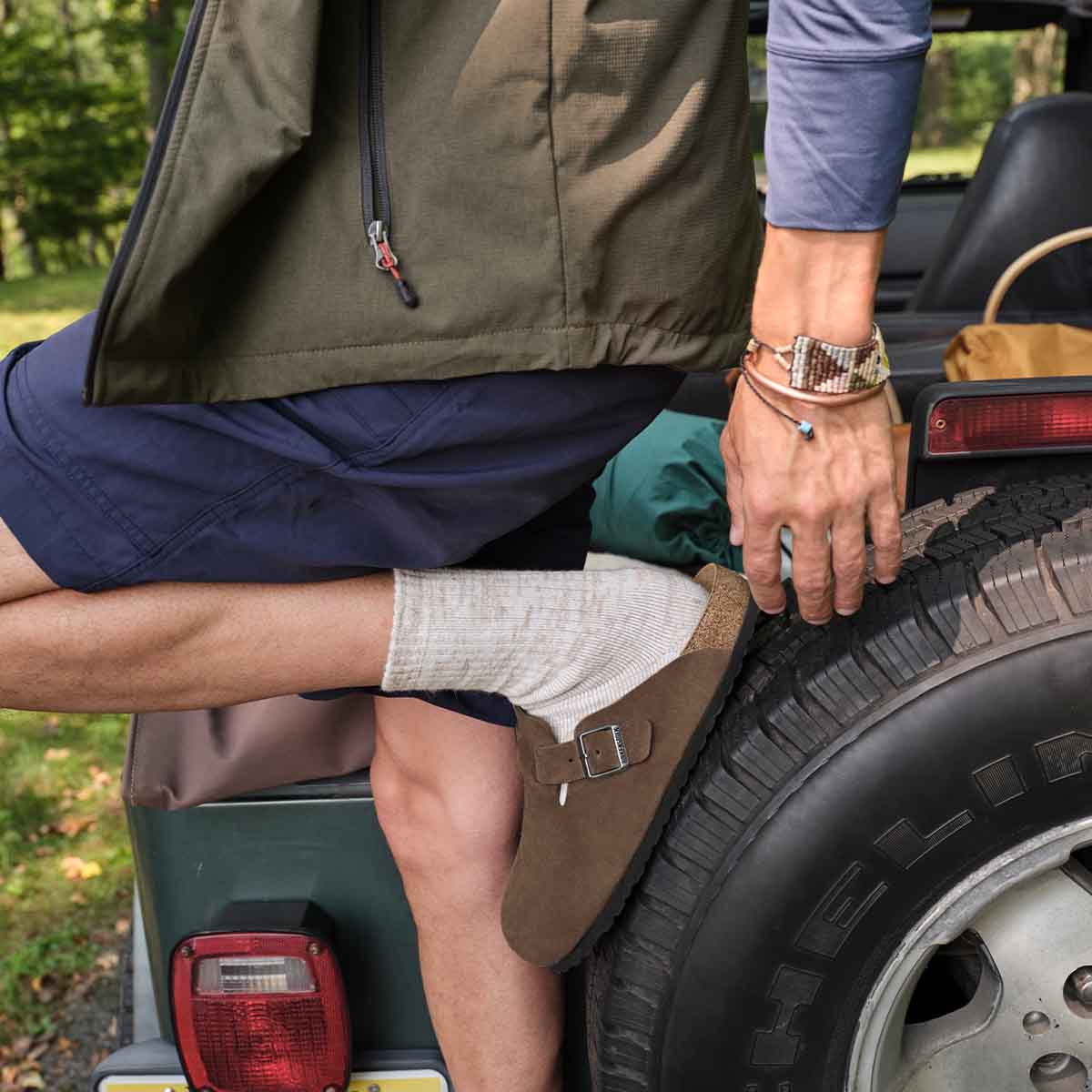 Birkenstock Boston VL WB Mocca כפכפי יוניסקס בוסטון מוקה