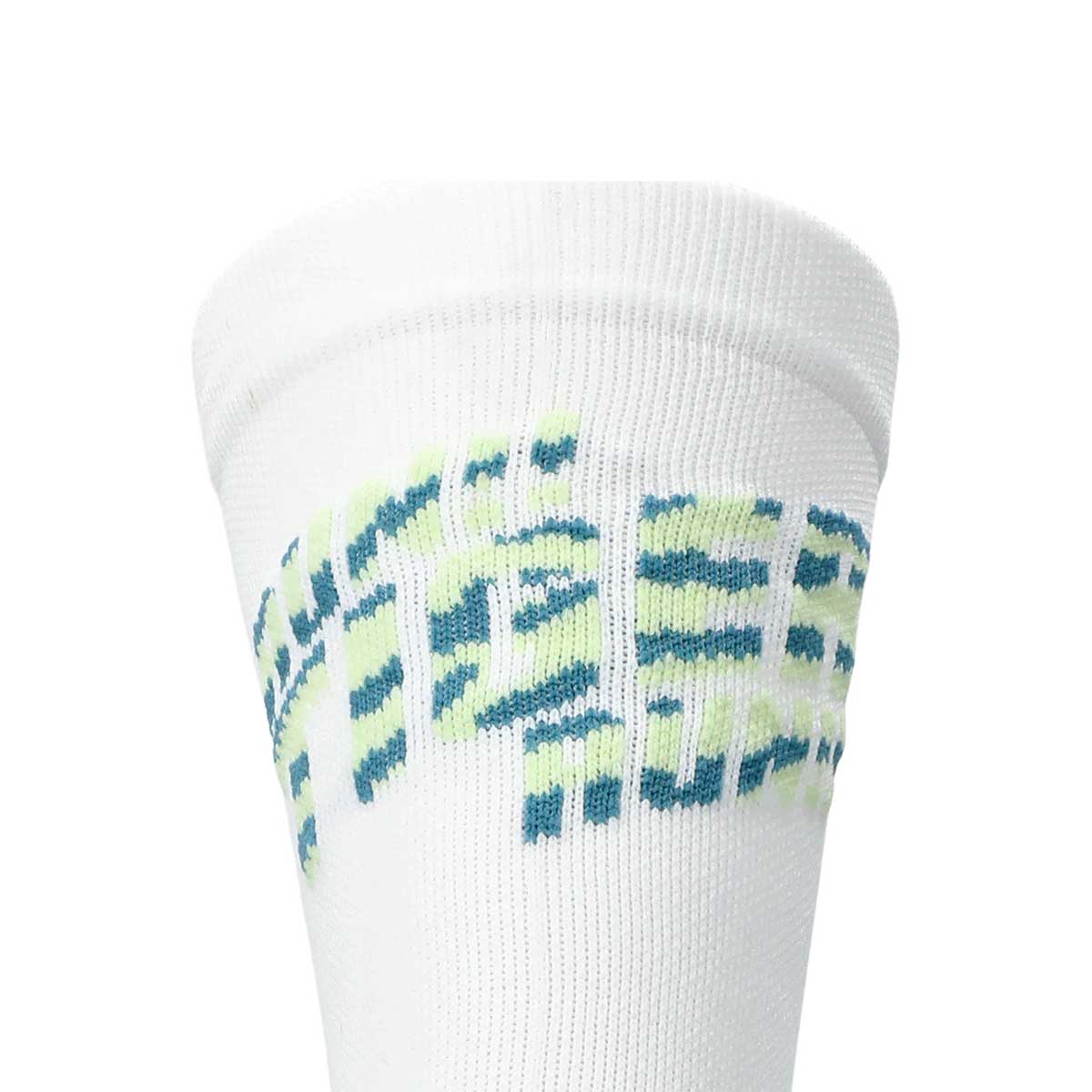 Asics Performance Run Crew Sock Unisex - Energy Aqua Foggy Teal Ill Yellow גרבי ריצה אסיקס