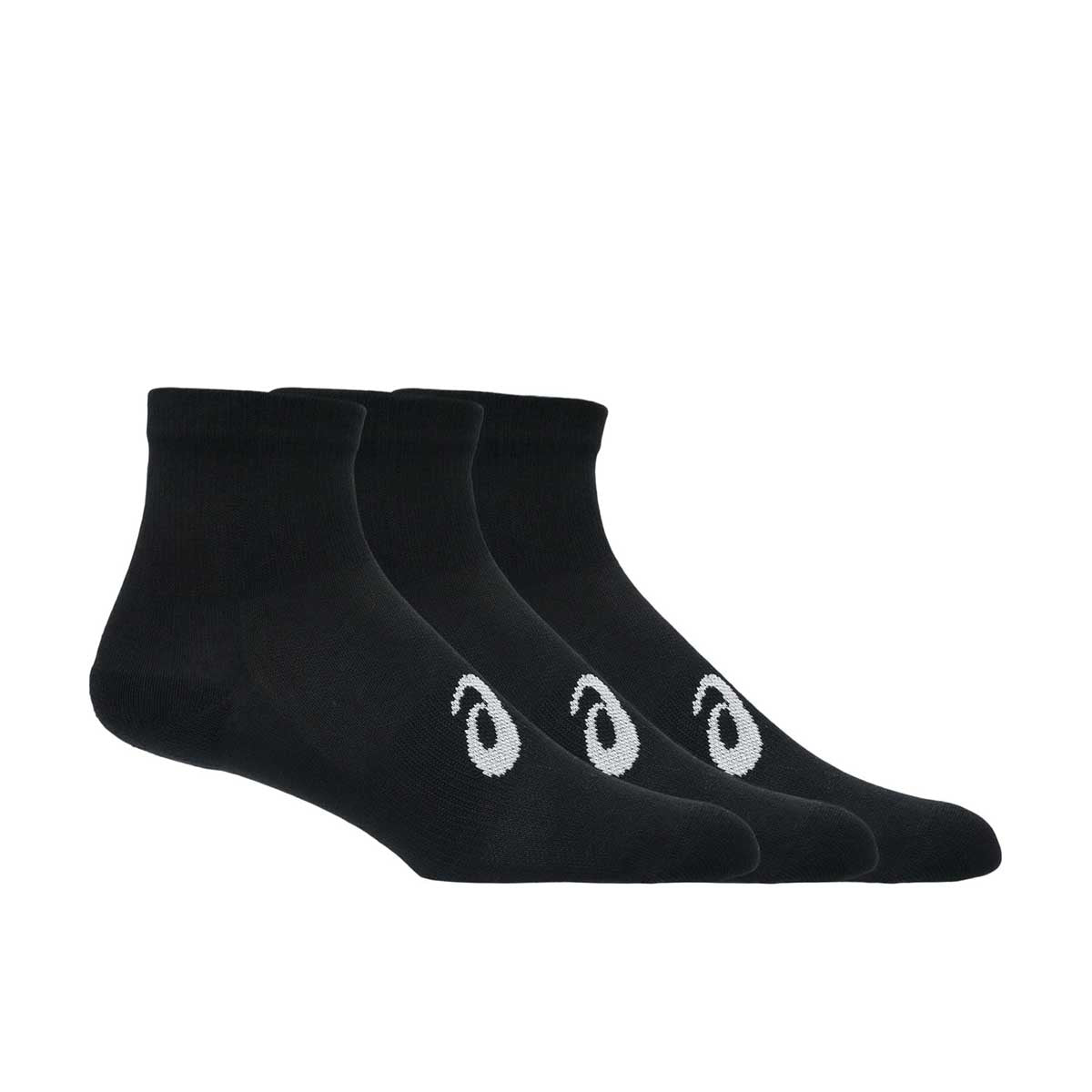 Asics 3 Pack Quarter Sock Unisex - Performance Black שלישיית גרבי אסיקס