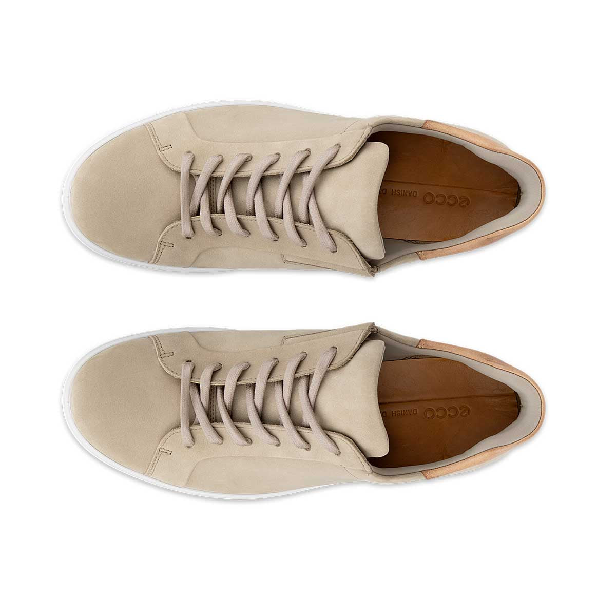 Ecco Soft 7 Nutmeg Brown Cashmere סניקרס אקו לגברים