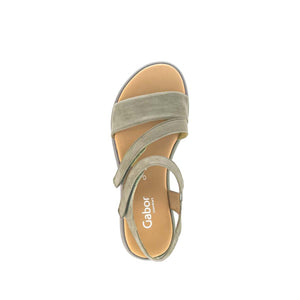 Gabor Sandals in Reed Green סנדלי גאבור לנשים