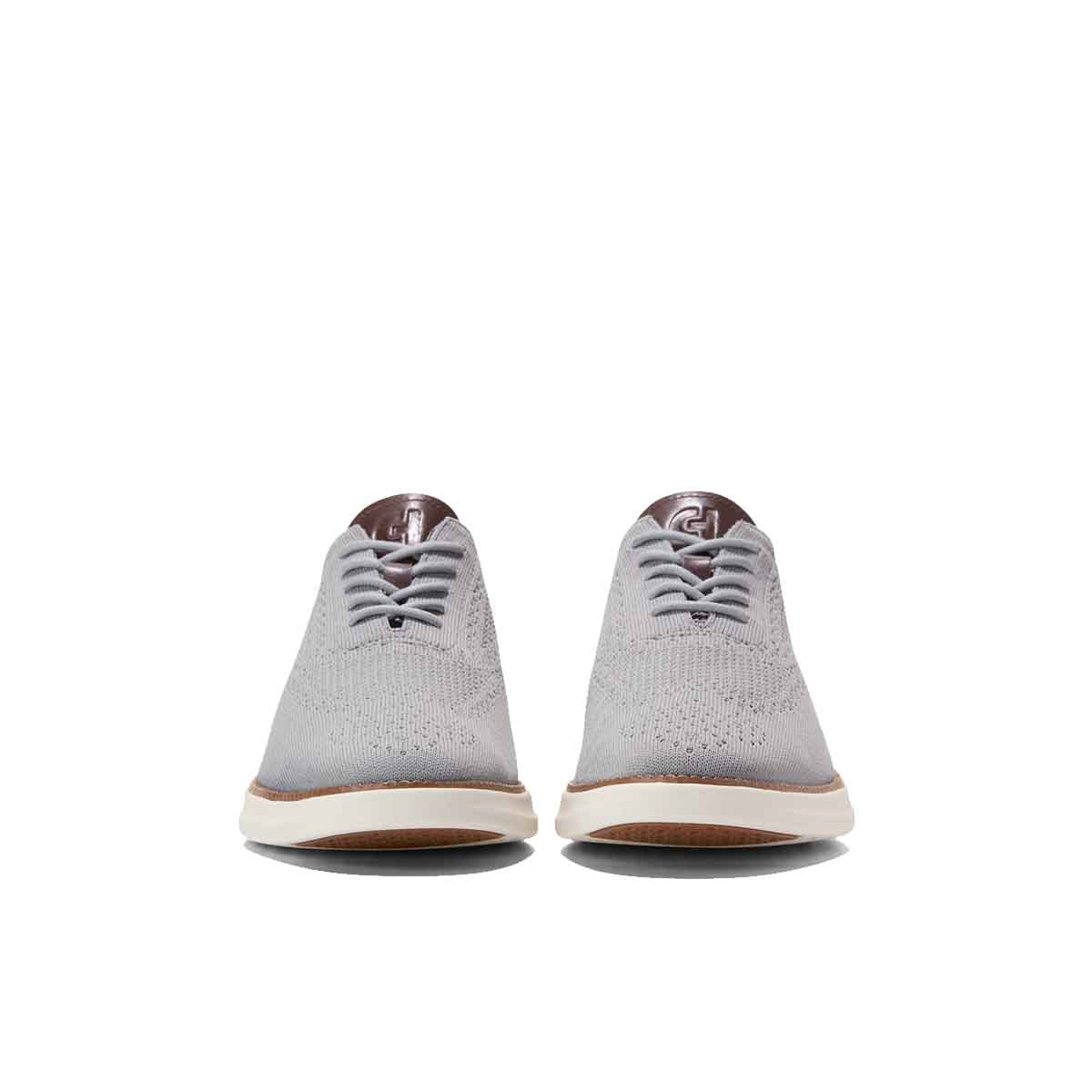 Cole Haan Grand Shadowlite Stitchlite Wingtip Ox Ultimate Gray Ivory סניקרס לגברים קול האן