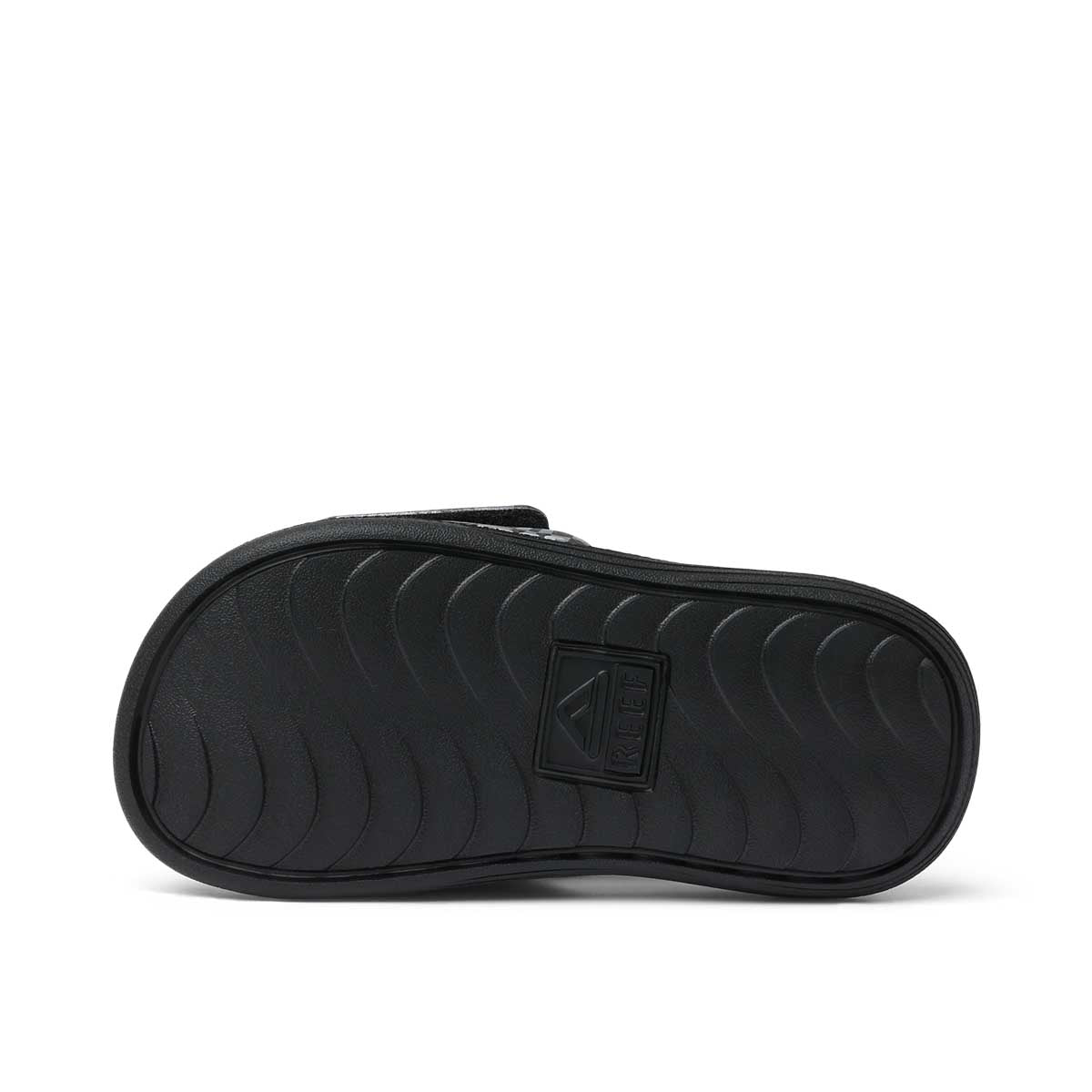 Reef Little Salty Slide Black Swell Checker כפכפי ילדים ריף