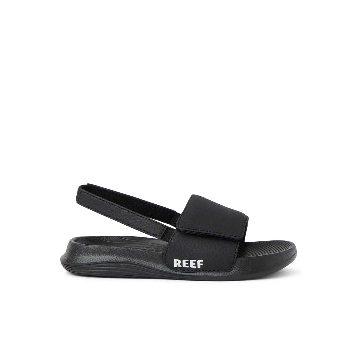 Reef Little Salty Slide Black White כפכפי ילדים ריף
